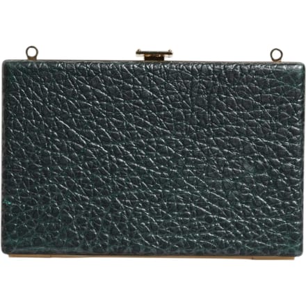Zwarte Leren Clutch Avond Crossbody Tas