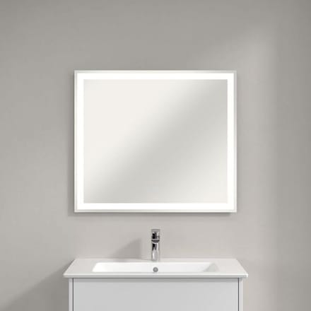 Villeroy & Boch Finero bathroom mirror 80x70 cm with LED light