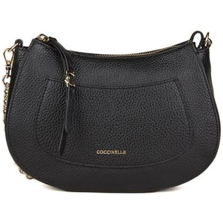COCCINELLE Leren schoudertas C-Easy Mini Crossover Bag Noir zwart