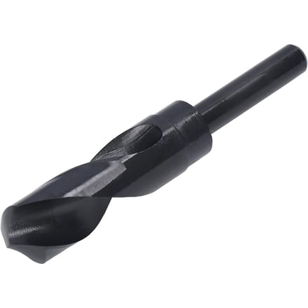 Foret hélicoïdal Acier rapide 12 pouces Queue droite 25 mm Lame Outil de perçage Noir