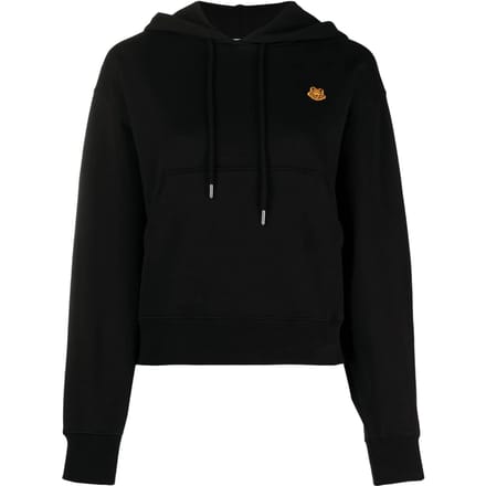 Boxy hoodie met tijgerlogo