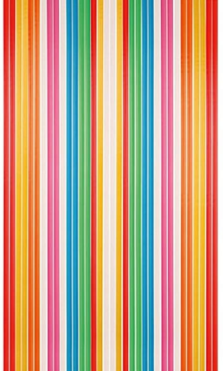 2LIF Aruba Meerkleurig Vliegengordijn deur - 90 x 200 cm