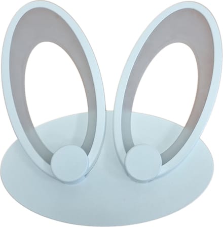 Wandlamp LED Design Wit Ovaal 2 lichtpunten- Scaldare Napoli