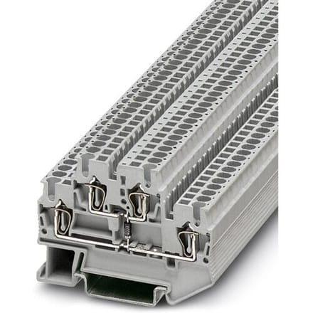 Phoenix Contact 3031563 Componentenserieklem 5.2 mm Spanveer Grijs 50 stuk(s)