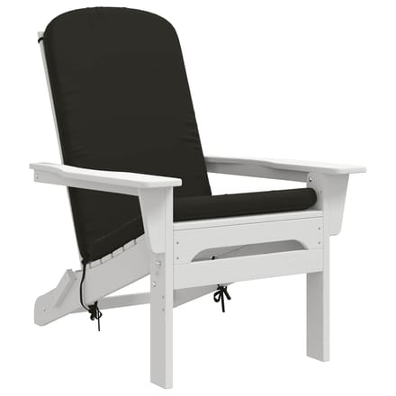 vidaXL - Zon - Ligzitzak - Kussen - GEMERT - 100% - Polyester - Zwart