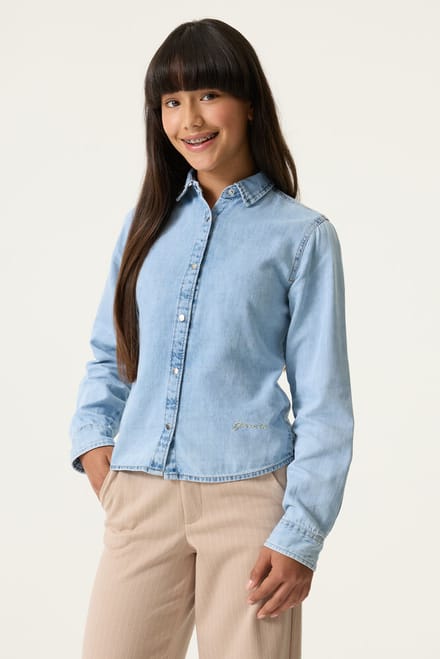 Jeanshemd met lange mouwen voor meisjes Garcia