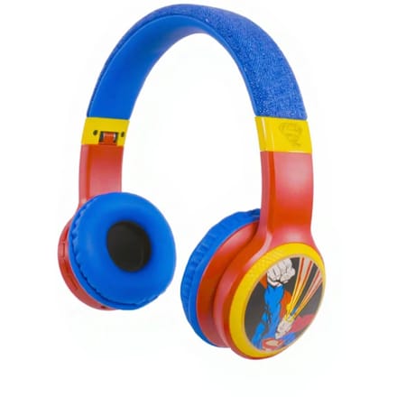 Superman - Led Light Up design - junior bluetooth hoofdtelefoon