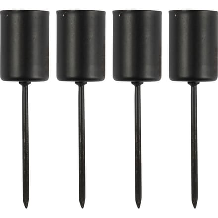 Kaarshouder hoogte 9,5 cm diameter 22,5 mm 4 stuks