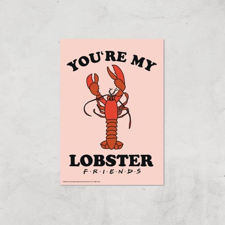 Friends Lobster Giclee Art Print - A2 - Print Only