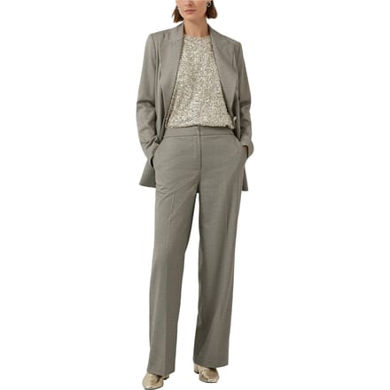 s.Oliver BLACK LABEL - Dames broek - Maat 38 - Vrouwen - ZWART - voering