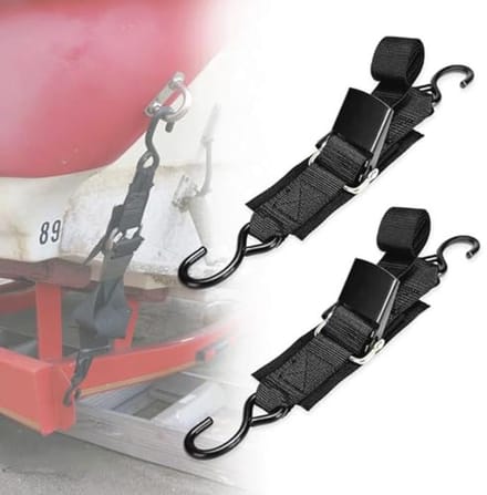 Verstelbare Boot Trailer Tie Down Riemen met Quick Release Gesp - 47 inch (2 Stuks)