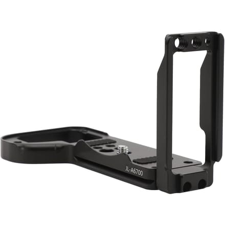 Support en L pour poignée de caméra en alliage d'aluminium avec 1/4 po 3/8 po pour interface Arca pour A6700 black