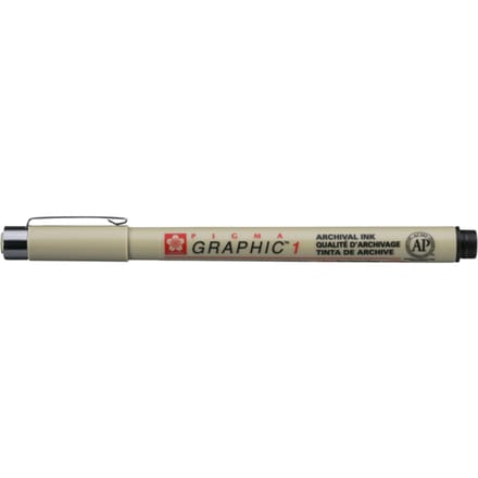 Fineliner Sakura Pigma Graphic 1 1.0mm zwart
