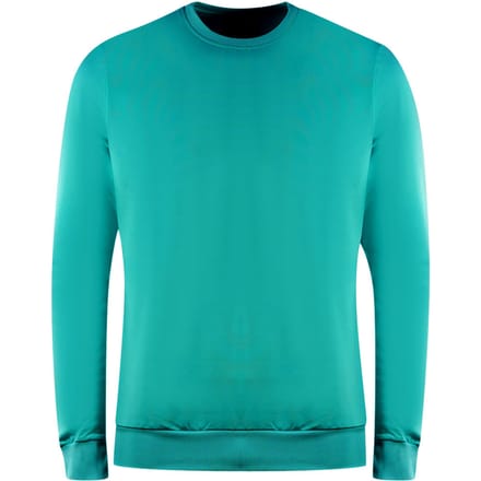 Lyle & Scott Golf Tech blauwgroen groene trui met ronde hals