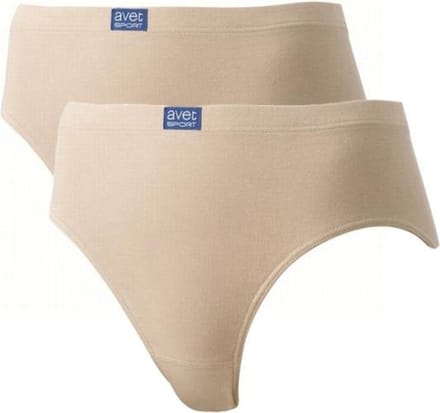 Avet dames sportslip | MAAT M | 2-pack | huid