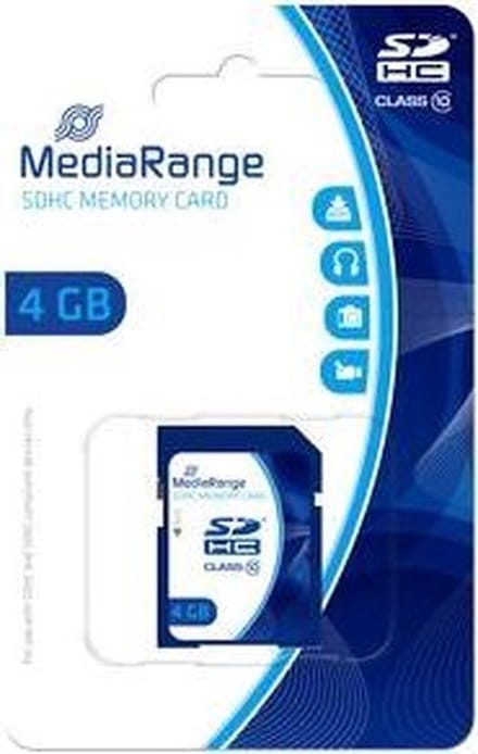 MediaRange | SDHC | 4 GB | Class 10