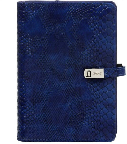 1111-75 Personal Bindmiddel Organizer Croco Indigo 1 week per 2 paginas 2026-2027-2028