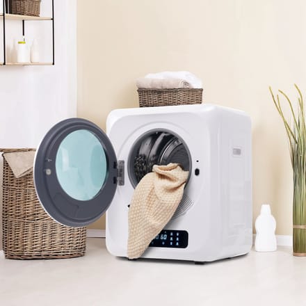 Sweiko Geventileerde wasdroger - 3 kg capaciteit - 850 W - 6 programma-instellingen - Oververhittingsbeveiliging [Energie-efficiëntieklasse G]