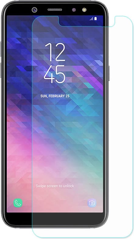 LuxeBass Screenprotector geschikt voor Samsung Galaxy A6 Plus (2018) - glas scherm - bescherming