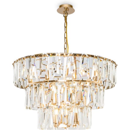 Maytoni - Hanglamp Puntes - Goud - Ø77