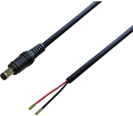 BKL Electronic DC-connector Holle DC-stekker - Adereindhulzen 2 m 1 stuk(s)