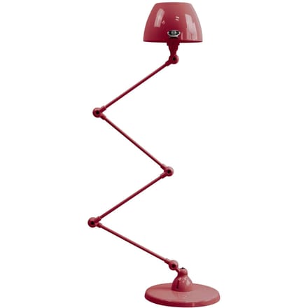 Jieldé Aicler AIC433scharnier-vloerlamp bordeaux