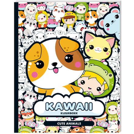 Kawaii Kleurboek - Cute Animals - Interstat