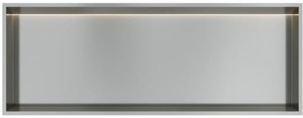 Hotbath &More BOX080L inbouwnis 30x80x10cm met verlichting RVS316
