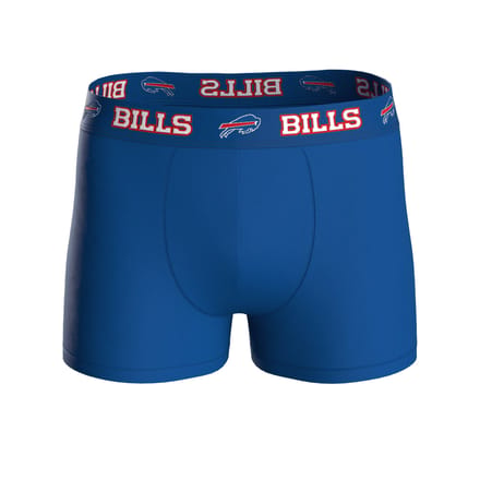 NFL Buffalo Bills 3-Pack 95% Cotton | Blue/Red/Grey Size M voor Sport Fanzone