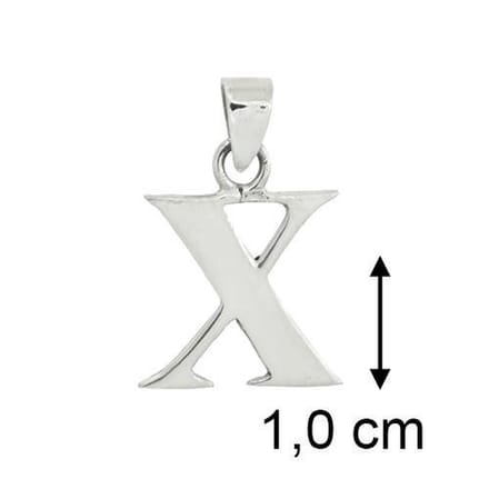 Blinx Jewels Zilveren Hanger Letter X