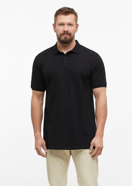 s.Oliver - male - Katoenen piqué polo