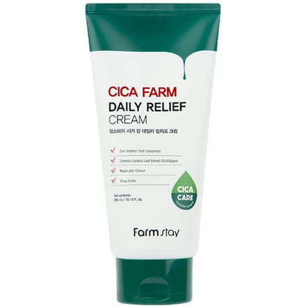Farm Stay Crème Quotidienne Apaisante Cica Farm 300ml + CADEAU ALEATOIRE gray