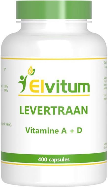 Elvitaal Levertraan 400 cap