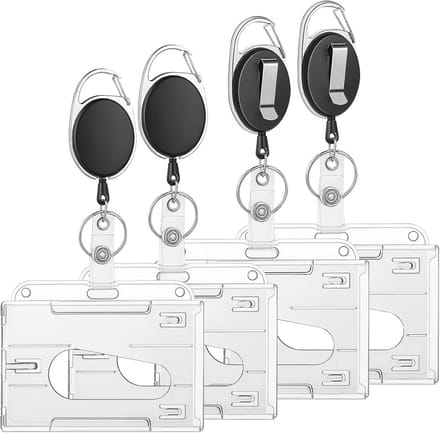 Set van 4 Kwalitatieve Pasjeshouders - Compact Creditcard & ID Houders