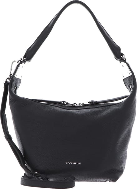 COCCINELLE Leren Schoudertas Mintha Handbag Noir Zwart