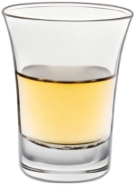 MPDrink Shotglas - SAN kunststof - 2,5 cl - onbreekbaar - herbruikbaar - shotglazen