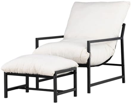 Svea - Andre lounge stoel - zwart/beige