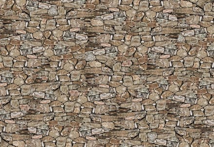 Fotobehang Stone Wall | PANORAMIC - 250cm x 104cm | 130g/m2 Vlies
