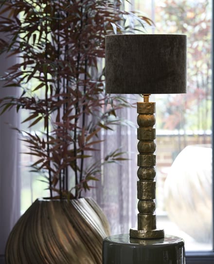 Light & Living Tafellamp Akti 58cm - Antiek Brons (excl. kap)