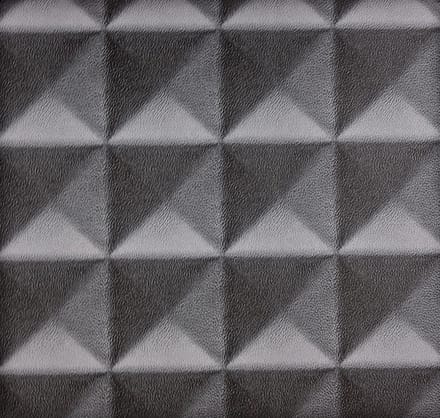 Dutch Wallcoverings Vliesbehang leer pyramide - zwart