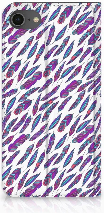 iPhone 7 | 8 | SE (2020) | SE (2022) Hoesje met Magneet Feathers Color