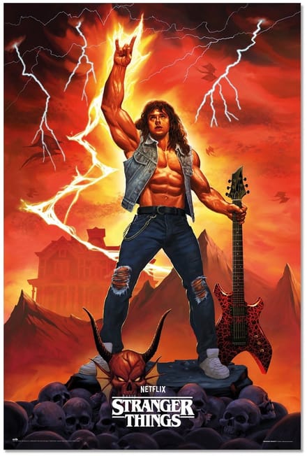 Poster Stranger Things - Eddie 61x91,5cm