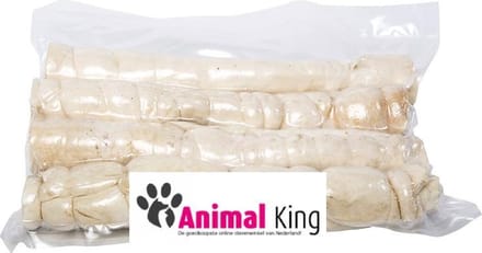 Runderhuid rolls - 30 cm - 4 stuks - Animalking-Hondensnacks