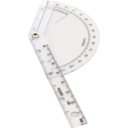 Rapporteur orthopédique transparent et précis, règle d'angle orthopédique à 120 degrés