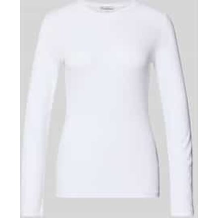 Slim fit shirt met lange mouwen van lyocellmix