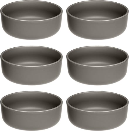 Leonardo Roma schaal 16cm taupe - set/6