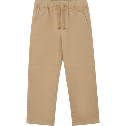 Baggy instapbroek casual pasvorm mid-rise wijde pijpen lichte twill geverfd kind s.Oliver