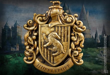 Hufflepuff schild wanddecoratie