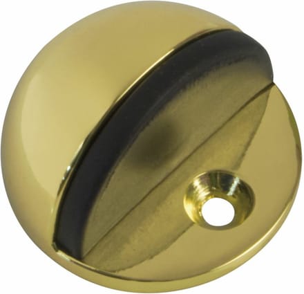 AMIG Deurstopper/deurbuffer - 1x - D45mm - inclusief schroeven - goud