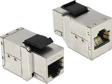 DeLOCK Keystone Module RJ45 jack > RJ45 jack Cat.6A
